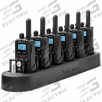 MIDLAND Handheld Two Way Radio: BizTalk BR Series, UHF, Analog, 1 W, 4 Channels - UHF Business Radios