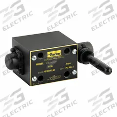 PARKER Hydraulic Directional Valve: 40 gpm Max Flow Rate, D05 NFPA Size, Three Positions, Manifold (MPN D3L002CN). Key specifications — attr1018253: PARKER; attr1018274: D05; attr1018283: Manifold; attr1018249: D3L002CN; attr1018289: D3L.