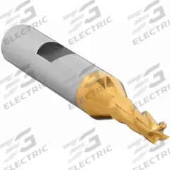 CLEVELAND Square End Mill: High Speed Steel, TiN Coated, 4 Flute, 5/32" Mill Dia, 1/2" LOC (MPN C33189)