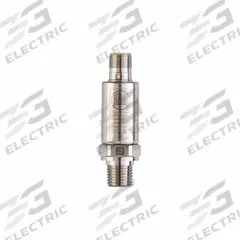 Pressure Transmitter: 250 psi, 4 to 20mA, 4-Pin M12 Connector, 1/4 in Male NPT, IP67/IP69K (MPN PT2415). Key specifications — Accuracy: ±0.5%; Burst Pressure: 2,900 psi; IP Rating: IP67; Housing Material: Stainless Steel; Power Required: 8.5 to 36V DC; Output: 4 to 20mA; Overpressure: 250 psi; Process Connection Type: NPT.