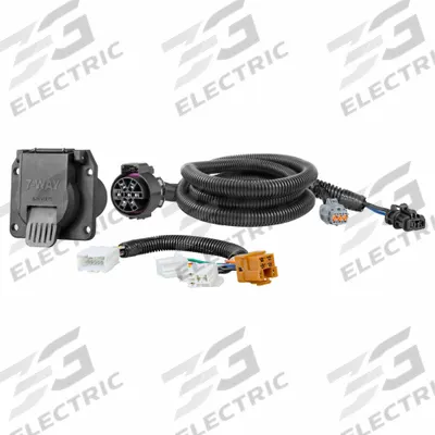 CURT Automotive Electrical Plug: 7-Way Flat, IP67 (MPN 56226) - Fleet and Vehicle Maintenance