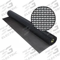 PHIFER Replacement Screen: Polyester, Black, 17 x 13 Mesh Size, 8 ft Wd, 50 ft Lg, 0.018 in Wire Dia (MPN 3030800). Key specifications — Brand: PHIFER; Color: Black; Mesh Size: 17 x 13.