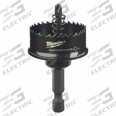 MILWAUKEE Hole Saw: 1 1/4 in Saw Dia., 8 Teeth per Inch, 1/8 in Max. Cutting Dp - Multi-Material-Cutting Hole Saws with Attached Arbor