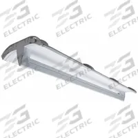 ALBEO LED Low Bay Fixture: 8 ft Lg, 10,400 lm, 4000K, 8 ft – 18 ft Mounting Ht, Gen Distribution (MPN LISC8B0A0D1P40VQCSWHTE). Key specifications — attr1260469: 120 to 277V AC; attr1260477: (2) Lamp LFL; attr1260467: ALBEO; attr1260503: 4000K.