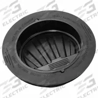 RECTORSEAL Trap Seal: 4 3/8 in Overall Dia, 11 1/2 in Overall Wd, 1 1/4 in Overall Ht, Black, Slip (MPN 97044). Key specifications — Material: EPDM; Connection Type: Slip; Brand: RECTORSEAL; Color: Black.