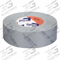SHURTAPE Duct Tape: Medium Duty, Silver, 1 7/8 in Wd, 60 1/8 yd Lg, 10 mil Thick, PC 609, Rubber (MPN 207823). Key specifications — Backing Material: Polyethylene Coated Cloth; Series: PC 609.