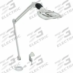 VISION-LUXO Rectangular Magnifier Light: LED, 1.88x, 3.5 Diopter, 600 lm Max Brightness, 120V AC (MPN WAL025968/18845LG). Key specifications — Arm Material: Steel; Brand: VISION-LUXO; Magnification: 1.88x; ESD Safe: Yes; Lens Material: Glass; Lighting Technology: LED; Operating Voltage: 120V AC; Includes Ultraviolet Light: No.