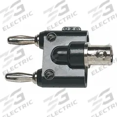 FLUKE BNC (F) Banana Plug: Double Banana Jack, Banana Jack Adapters, Not Panel Mounted, Stackable (MPN BP880). Key specifications — Brand: FLUKE; Panel Mounted - NEW: Not Panel Mounted; Stackability: Stackable.