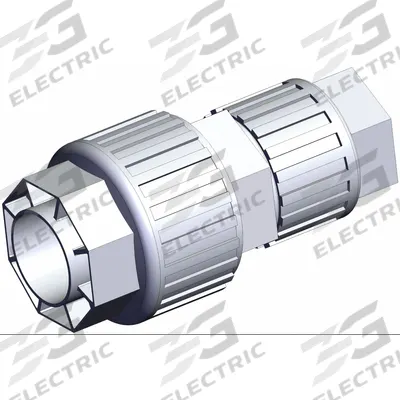 SMC High Purity Tube Fitting: 1 1/4 in OD x 1 in OD Size, Compression x Compression - PFA Compression Tube Fittings