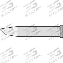 WELLER Soldering Tip: XT Series, Bevel, 3.2 mm W, 37 mm Lg (MPN T0054471099). Key specifications — Compatible Handpiece Manufacturer Model Number: WP 120; Manufacturer Part Number: T0054471099; Brand: WELLER.