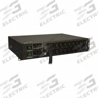 EATON TRIPP LITE PDU: Single-Phase, 18 Outlets, (16) C13/(2) C19, Metered, 2 RU, Front Facing (MPN PDUMH30HV6). Key specifications — Plug Type: NEMA L6-30P; Brand: EATON TRIPP LITE; Phase: Single-Phase; Receptacle Type: (16) C13; Facing: Front.