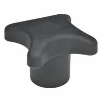 JW WINCO Plastic Hand Knob w/ Steel Insert: Plastic w/ Steel Thread, 5/16"-18 Thread, 1.57 in Dia (MPN 6335-KT-40-5/16-18-K). Key specifications — Brand: JW WINCO.