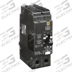 SQUARE D Miniature Circuit Breaker: 40 A, 277/480V AC, Single Phase, 18kA at 277/480V AC, 2 Poles (MPN EDB24040). Key specifications — Phase: Single; Amps: 40 A; AC Voltage Rating: 277/480V AC; Max. AIR Rating: 18kA at 277/480V AC; For Use With: Square D NF Panelboards; Brand: SQUARE D.