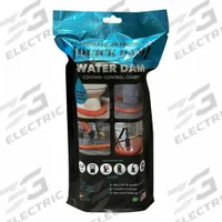QUICK DAM WaterDam 2x8: Fresh Water, 2 1/2 in Overall Ht, 8 ft Overall Wd, 2 1/2 in Overall Lg (MPN WUB28-1ES). Key specifications — Color: Orange; Material: Polypropylene; Includes: 1 dam per pack; Brand: QUICK DAM; For Opening Type: Doorway; For Water Salinity: Fresh Water.