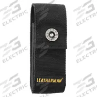 LEATHERMAN Tool Sheath: For 1 3/4 in Belt Wd - Max, 1 Pockets, Black, Nylon (MPN 934929). Key specifications — Closure Type: Snap; Attachment: Belt Slot; Color: Black; Brand: LEATHERMAN; For Tool Type: Pliers.