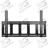 VIDEO MOUNT PRODUCTS Mount: Wall, For 42 in to 90 in Screens, Max. 180 lb, Fixed, 0° Swivel, Black (MPN FPLFB). Key specifications — Manufacturer Part Number: FPLFB; Finish: Powder Coated; Includes Mounting Hardware: Yes; Material: Steel; Mounting Location: Wall; Brand: VIDEO MOUNT PRODUCTS; Color: Black.
