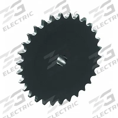TRITAN Roller Chain Sprocket: No Hub, For Single Strands, 35, 24 Teeth, 2.873 in Pitch Dia - Size 35 Plain-Bore Roller Chain Sprockets