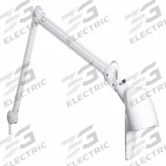BURTON Task Light: LED, 2,000 lux @ 24 in/3,400 lux @ 18 in, Wall, 3000K, 90 CRI, 9 W Watt, 120V AC (MPN CARLW). Key specifications — attr1257711: 120V AC; attr1257689: 3,400 lux @ 18 in; attr1257659: Power Cord and Plug; attr1257759: CARLW; attr1257760: BURTON; attr1257674: 3000K.