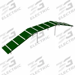 ULTRAPLAY Dog Walk: Powder Coated Steel/Thermoplastic, Beige/Green, 230 1/4 in Overall Lg (MPN PBARK-410-NATURAL). Key specifications — attr1008413: Thermoplastic; attr1008408: Green.