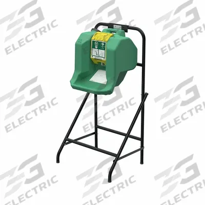 HAWS Portable Eyewash Stand: Carbon Steel, Black, 9006 - Accessories for Gravity-Fed Portable Eyewash Stations