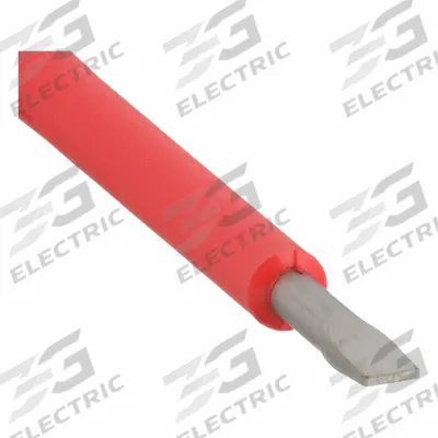 WERA Insulated Slotted Screwdriver: Kraftform, 9/64 in Tip Size, Std Lg, 7 in Overall Lg - Insulated Slotted Screwdrivers