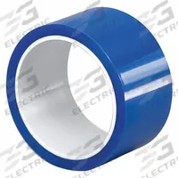 3M Film Tape: 2 in Wd, 10 yd Lg, 2.4 mil Thick, Polyester Film, Silicone, Blue (MPN 8901). Key specifications — Series: 8901.