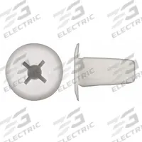 APPROVED VENDOR Push-In Rivet Retainer: 0.334 in Outside Dia, 0.188 in Inside Dia, Black, 25 PK (MPN 1576PK). Key specifications — Brand: APPROVED VENDOR; Color: Black.