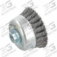 APPROVED VENDOR Cup Brush: Twisted Steel, 4 in Dia, 0.02 in Fill Dia, 5/8"-11 Arbor (MPN 66254443256). Key specifications — Brand: APPROVED VENDOR; Bristle Type: Standard Twist Knot Wire; Connection Size & Type: 5/8"-11 Arbor Hole.