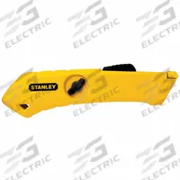 STANLEY Safety Knife: 6 1/2 in Overall Lg, Textured, 1 3/4 in Overall Wd, Metal, Yellow (MPN STHT10193). Key specifications — attr307884: Quick-Change; attr307885: Steel Rounded Tip; attr307882: Yellow; attr307878: Textured; attr307881: Metal; attr324892: STANLEY.