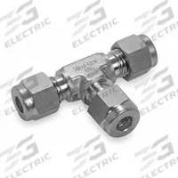HAM-LET Compression Tee Fitting: 22 mm OD x 22 mm OD x 22 mm OD Fitting Size, Stainless Steel (MPN 764L SS 22MM). Key specifications — Compatible Fitting Brands: Swagelok; Brand: HAM-LET.