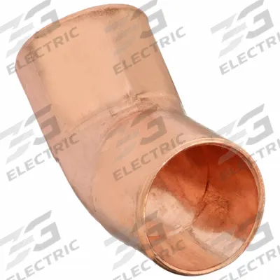 NIBCO Sweat Fitting Elbow: 3/8 in CTS x 3/8 in CTS, Cup x FTG, Wrot Copper (MPN C606-3/8) - Wrot Copper Tube Fittings