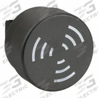 WERMA Buzzer: Buzzer Sound, 0.73 W Watt, 115V AC/DC, Indoor/Outdoor, 10901077, 52 mm dia. Key specifications — Brand: WERMA; Color: Black; Operating Voltage: 115V AC/DC.