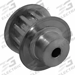 DAYTON Timing Pulley: Trapezoidal, Plain, For T5 Timing Belt Section, For 10 mm Belt Wd, 12 Teeth (MPN 21T5/12-2). Key specifications — Brand: DAYTON; Tooth Profile: Trapezoidal; Finish: Plain.