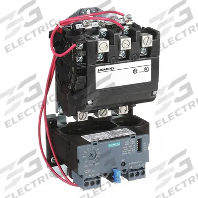 Siemens Magnetic Motor Starter: Non-Reversing, 3 Poles, NEMA Size 2-1/2, 60 A - Non-Reversing Starters with Electronic Overloads