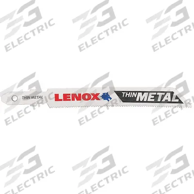 LENOX Jigsaw Blade: 24, 3 5/8 in Blade Lg, Bi-Metal, Bi-Metal, T Shank, Ferrous Metals/Steel - Metal-Cutting Blades