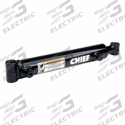 CHIEF Welded Hydraulic Cylinder: 2.5 in Bore Dia., 36 in Stroke Lg, 44 in Retracted Lg - Cross-Tube Mount Welded Hydraulic Cylinders