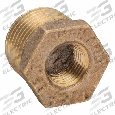 APPROVED VENDOR Metal Pipe Straight: Straight, 1/2 in x 1/4 in, Class 125, None Brass - Threaded Low-Pressure Pipe Fittings for Potable Water