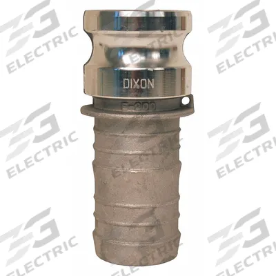 DIXON VALVE & COUPLING Cam and Groove Adapter: 1 1/4 in Coupling Size, 1 1/4 in Hose Fitting Size - Type E Aluminum Cam & Groove Fittings