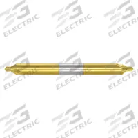 APPROVED VENDOR Center Drill: Plain Type, #1, 60°, 4 in Overall Lg, TiN Coated Carbide (MPN 300-005501). Key specifications — Brand: APPROVED VENDOR; End Type: Double End.