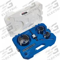 LENOX Hole Saw Kit: 7 Pieces, 2 7/16 in Max. Cutting Dp, Carbide Tipped (MPN LXAH47SET). Key specifications — attr1098172: LENOX.