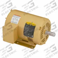 BALDOR General Purpose Motor: Rigid Base Mount, Open Drip Proof, 2 hp, 230/460V AC, 1,775 RPM (MPN EM3157T). Key specifications — Brand: BALDOR; Nameplate Voltage @ 60 Hz: 230/460V AC; Full Load Current @ 60 Hz: 5.8/2.9 A; Nameplate RPM @ 60 Hz: 1,775 RPM; Motor Enclosure: ODP.