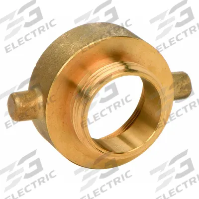 APPROVED VENDOR Fire Hose Adapter: 1 1/2 in Compatible Pipe Size, NST x NPT, Straight, Brass - Brass Rigid Fire Hydrant & Standpipe Adapters