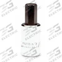 PROTO Socket Bit: 3/8 in Drive Size, Hex Tip, 3/8 in Tip Size, 1 13/16 in Overall Lg, Fixed Insert (MPN J49903/8ST). Key specifications — attr1204765: Fixed Insert; attr1204767: PROTO.