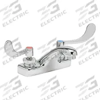 ZURN Low Arc Bathroom Faucet: AquaSpec®, Cast Brass, Chrome Finish, 0.5 gpm Flow Rate, Centerset (MPN Z81104-XL-3M). Key specifications — Includes: Mounting Hardware; Brand: ZURN; Series: AquaSpec®.