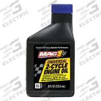MAG 1 2-Cycle Engine Oil: Conventional, Biodegradable, 8 fl oz Size, Bottle, Not Specified (MPN MAG60138). Key specifications — SAE Grade: Not Specified; Brand: MAG 1; Biodegradable: Biodegradable; Compatible Vehicle Type: Snowmobiles; Oil Series: Multipurpose.