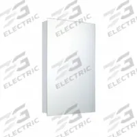 KETCHAM Mirrored Medicine Cabinet: Rectangular, Glass, 26 in Overall Ht, 16 in Overall Wd, Wall (MPN 1626PE-SM). Key specifications — Brand: KETCHAM; Mirror Edge Style: Polished Edge; Lighted: No.