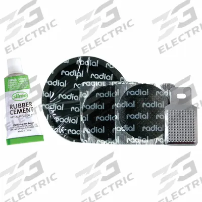 SLIME Tire Tube Patch Kit: Tire Repair Kit, ATV Tires/Lawn Mower Tires/Wheelbarrow Tires - Tire Patching Kits