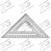 JOHNSON LEVEL Rafter Angle Square: 5/16 in Center-to-Edge Heel Wd, 1/4 in, Top, 12 in Square Size (MPN RAS120). Key specifications — attr936134: 1/8 in; attr936137: Degree Scale; attr948788: 1/4 in; attr934763: JOHNSON LEVEL; attr984589: Inch; attr984960: Aluminum.