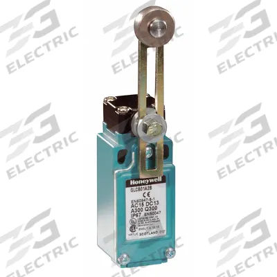 Honeywell Non Plug-In Limit Switch: 60 mm Mounting Hole Vertical Center to Center Distance, GLC - Roller Lever-Arm Limit Switches