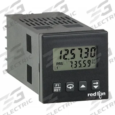 RED LION Time Meter: 85 V AC – 250 V AC, 18 V DC – 36 V DC, 0.3 in Digit Ht - Max. - Time Digital Panel Meters